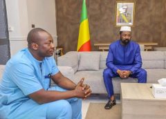 Mali-Guinée : Le Président de la Transition a reçu une délégation guinéenne